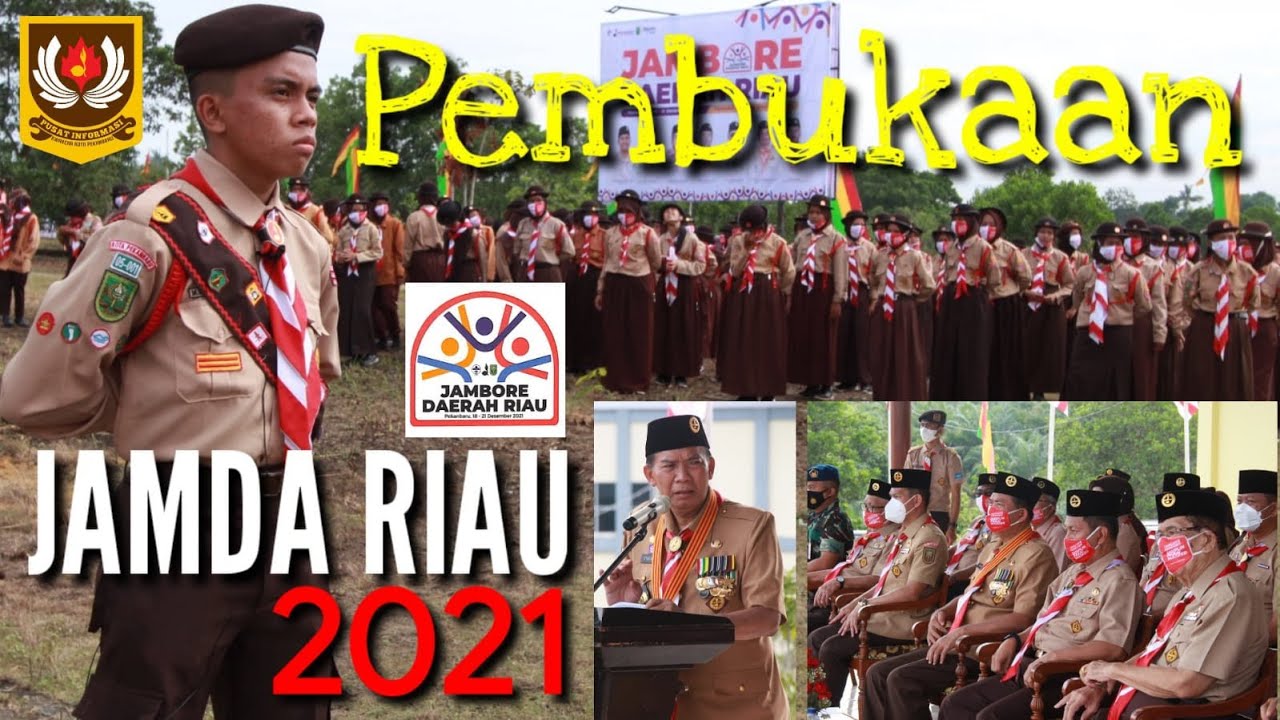 Upacara Pembukaan Jambore Daerah Riau Tahun 2021