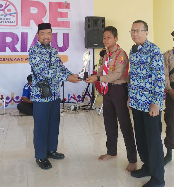 Kwarcab Pekanbaru Raih Juara 1 Lomba Desain Prangko di Jamda Riau 2021 