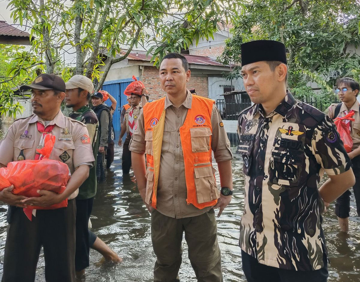 Pramuka Peduli Kota Pekanbaru Salurkan Bantuan Untuk Korban Banjir