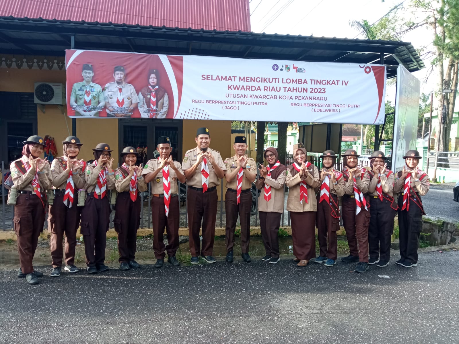 Klasmen Sementara LT-IV Kwarda Riau, Regu Putri Kwarcab Pekanbaru Terbaik 2