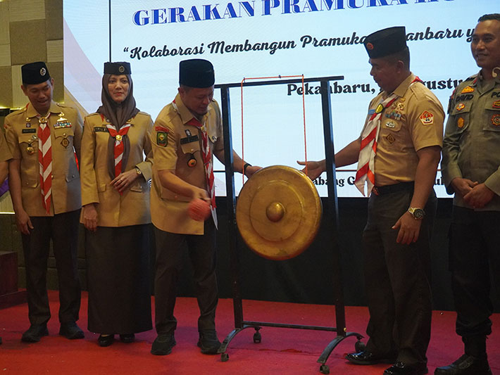 Muscab XII Gerakan Pramuka Pekanbaru Sukses Digelar